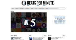 Desktop Screenshot of beatsperminute.com