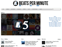 Tablet Screenshot of beatsperminute.com